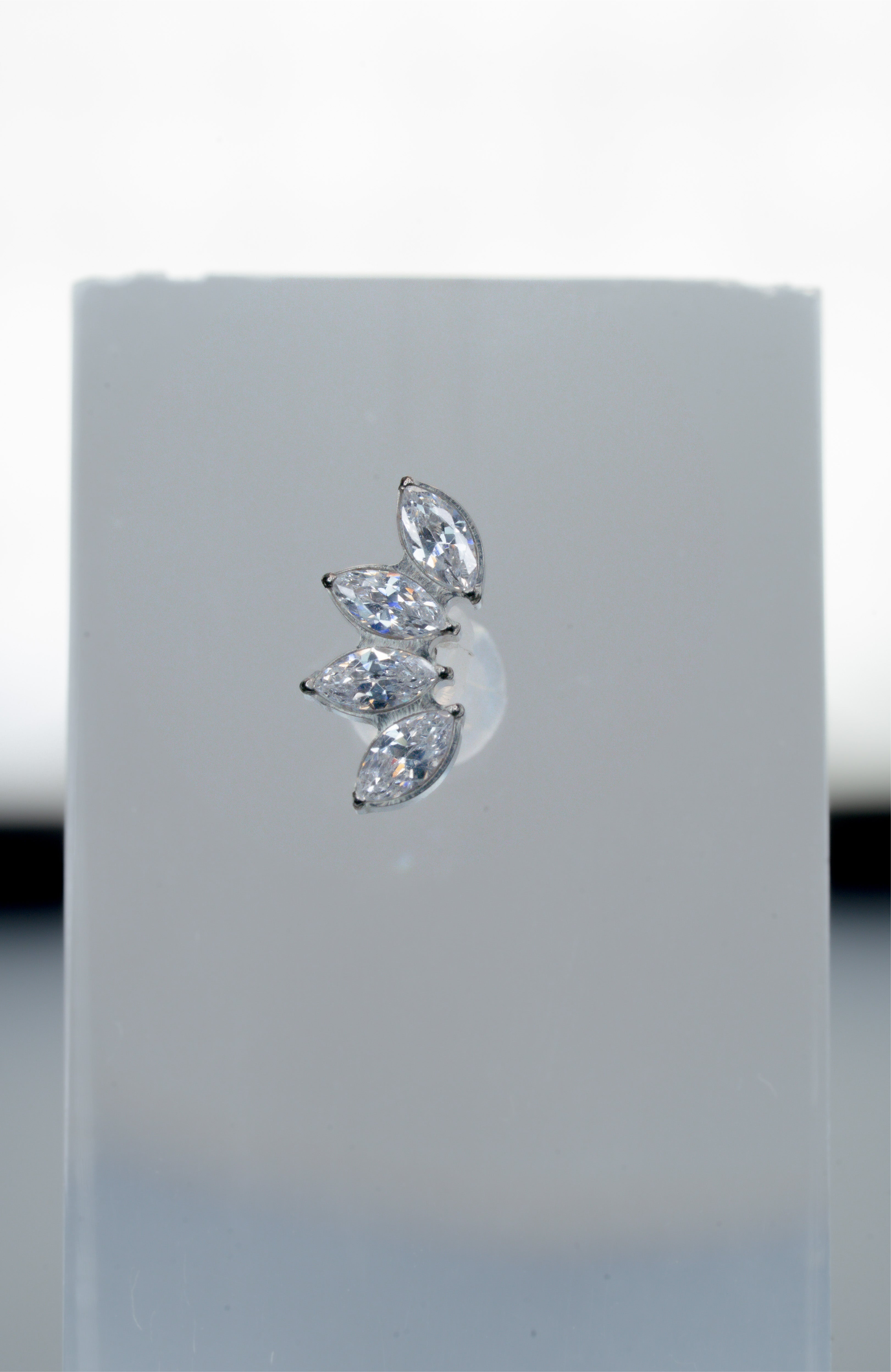 Navet 4 zircônias - Titânio