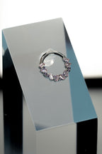 Craved zircônia lilás e rosa - Titânio