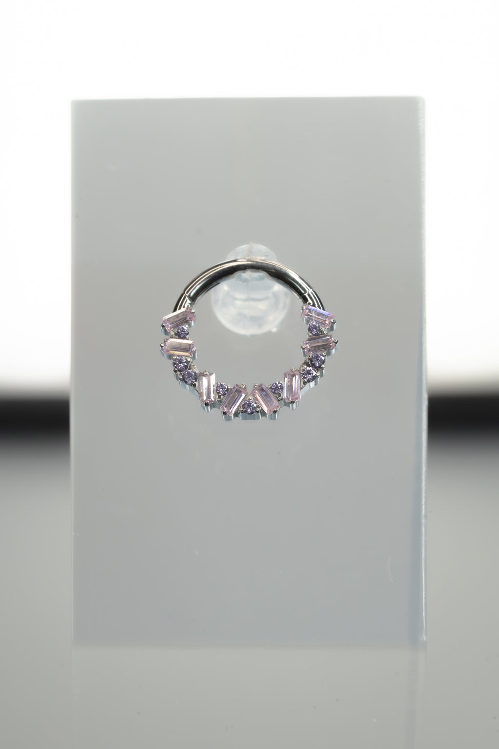 Craved zircônia lilás e rosa - Titânio