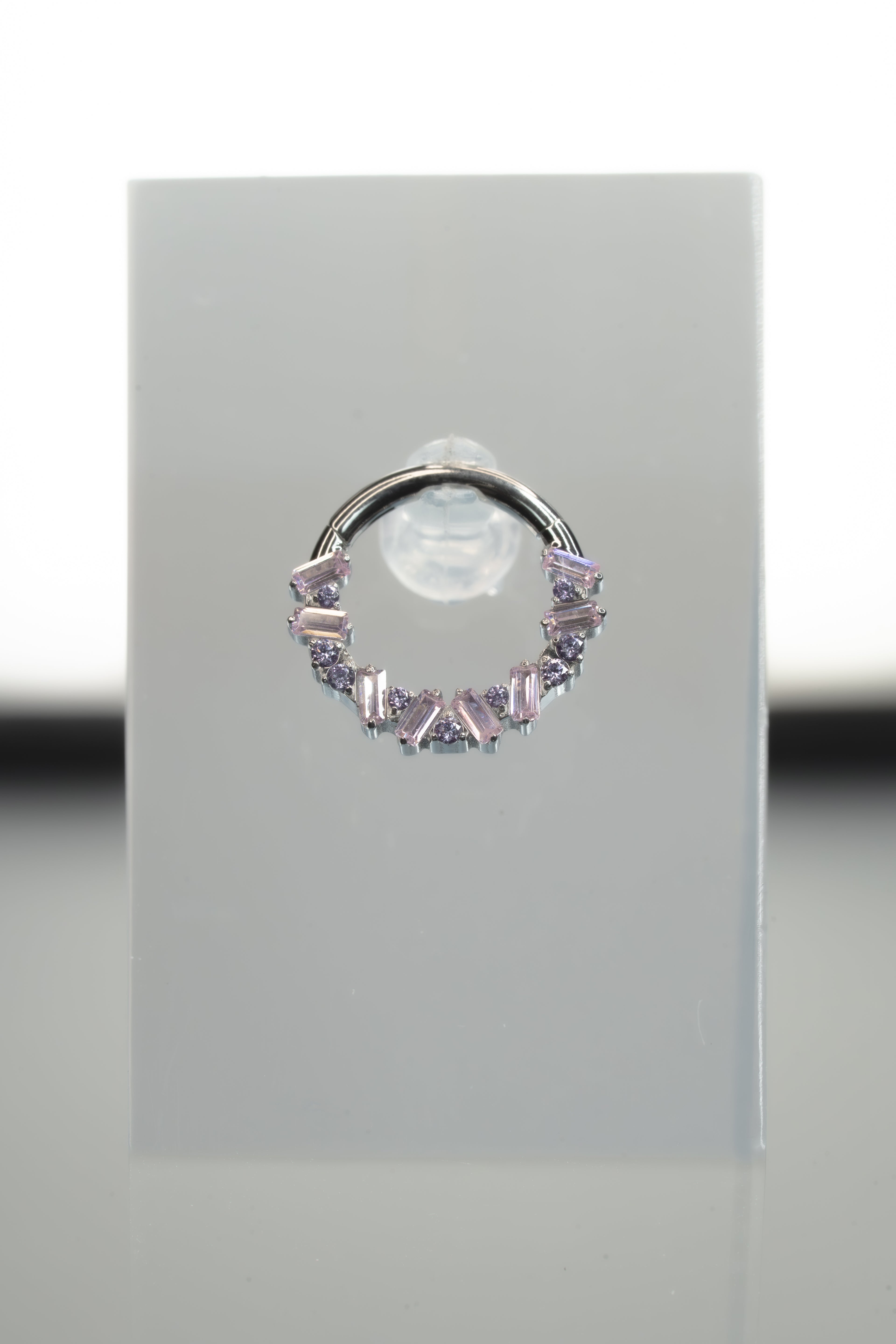 Craved zircônia lilás e rosa - Titânio