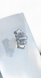 Queen 5 zircônias - Titânio