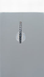 Ring craveja com zircônia - Cobalto cromo