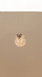 Ponto de luz com zircônia - Ouro 18k