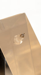 Ponto de luz com zircônia - Ouro 18k